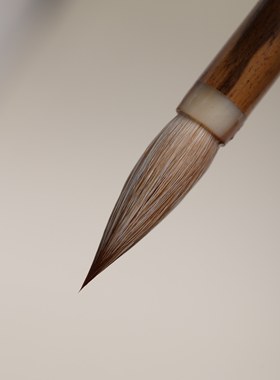 【元狼散卓】出锋3.3口径0.8纯动物毛狼羊兼毫散卓笔专业书法毛笔
