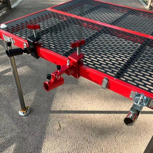 钓台配件铝合金钓台炮台座不锈钢钓台伞架渔具配件