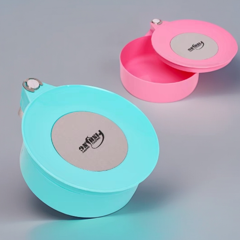 2024新款迷你拉饵盘ABS直径13厘米3颗磁铁饵料盘渔具用品,户外/登山/野营/旅行用品,饵料盒,淘宝优惠券,粉丝福利购,淘宝优惠卷