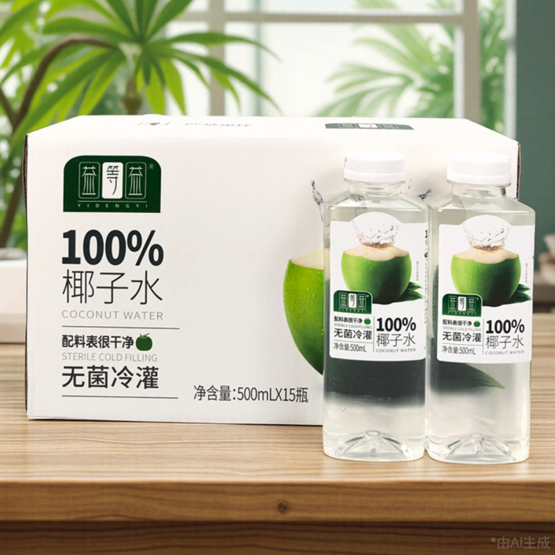 益等益100%椰子水果汁果味饮料