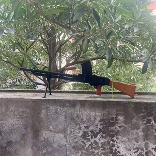 抗日影视道具模型布伦轻机枪捷克产zb26舞台表演歪把子不可发射