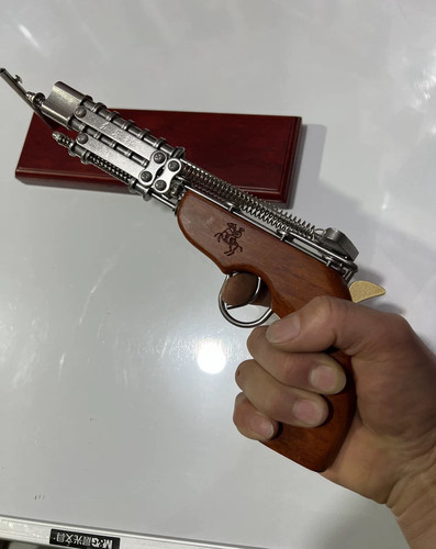 火柴枪链枪链条枪洋火枪男孩玩具枪80后童年回忆静态模型怀旧