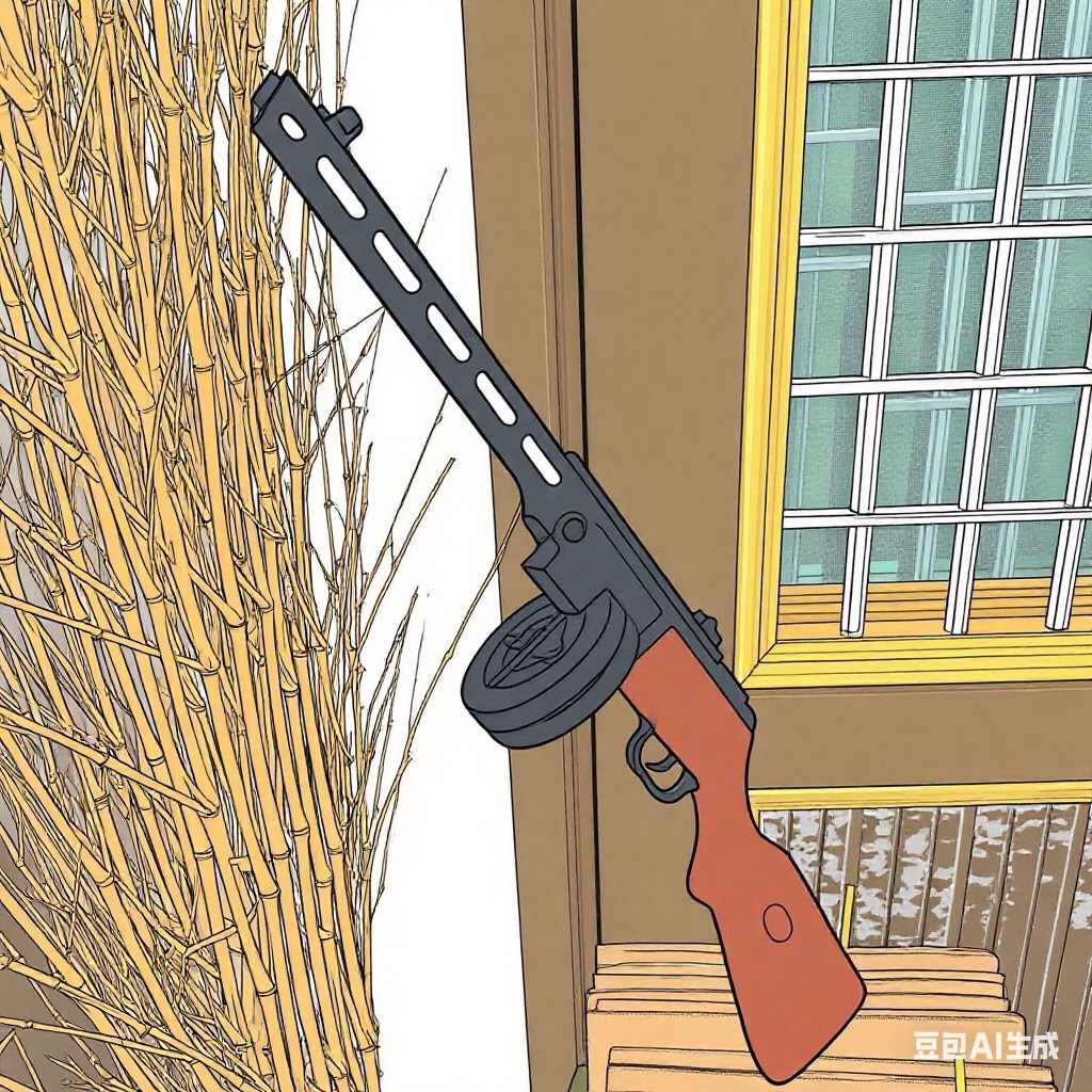 苏联波波沙冲锋枪二战zui强ppsh41儿童玩具模型道具cos摆件软弹枪