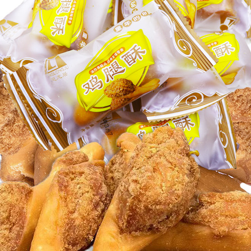 (独立装)网红鸡腿酥早餐酥香素鸡腿代餐点心广式懒人休闲传统零食