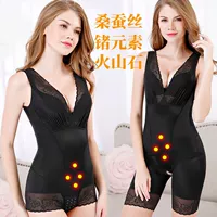 Góc phẳng mở đồ lót một mảnh ngay cả quần body nữ bó sát cơ thể corset hông phục hồi áo sửa quần bụng nữ - Một mảnh áo liền thân gen bụng định hình