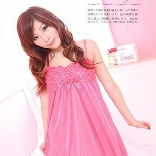 春夏秋季均码连衣裙长裙伪娘CD变装荷叶边男女性感睡衣裙吊带裙子