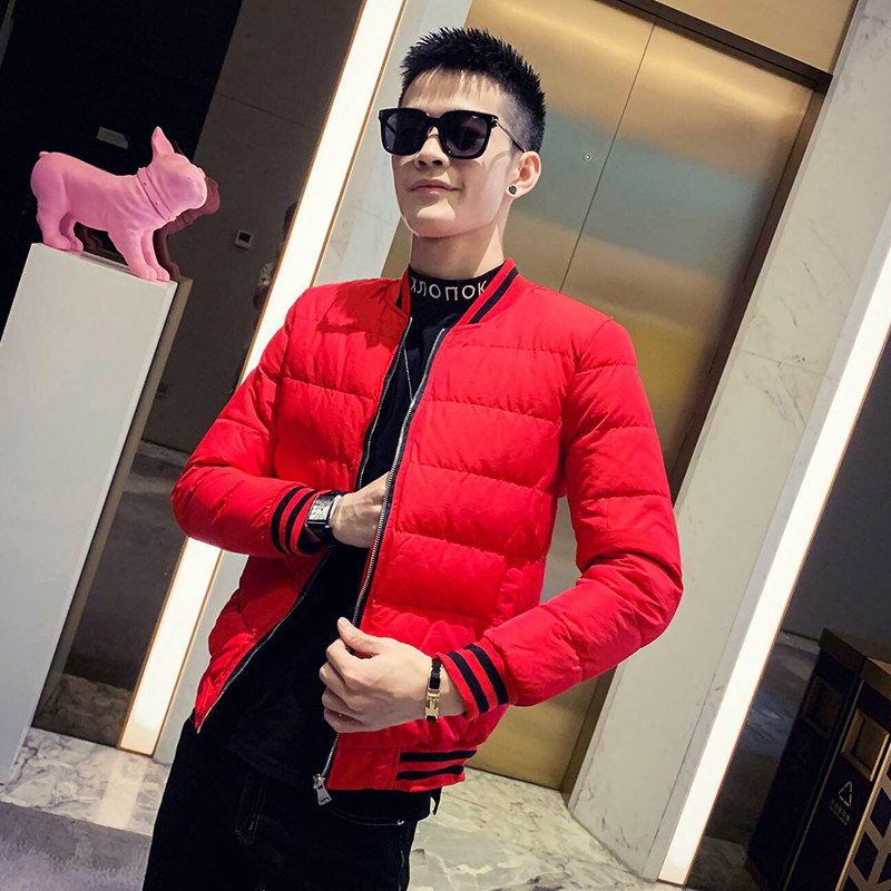 社会风纯色条纹螺口衣面包服上衣B297-820-P130控168,男装棉衣,电商B297