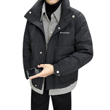社会轻奢新标90白鸭绒双领假两件羽绒服痞帅B297-Y319-P300，男装羽绒服，电商B297
