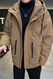 社会轻奢新标90白鸭绒纯色重工拉链羽绒服B297-Y318-P295，男装羽绒服，电商B297