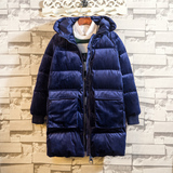 白墙挂拍中长款金丝绒面包服棉衣上衣B297-603-P150，男装棉衣，电商B297