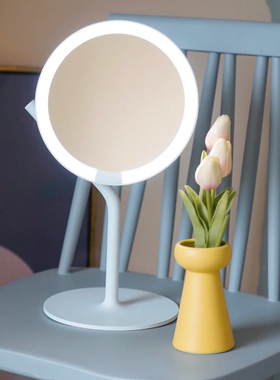 AMIRO觅光化妆镜mini2台式led灯便携桌面网红日光镜美妆发光镜子