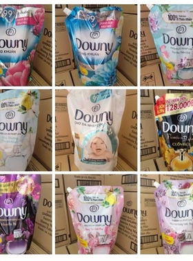 越南进口当妮柔顺剂Downy防静电柔软护理剂浓缩留香味持久2.5升