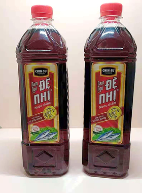 越南金苏鱼露Chin Su Nam Ngu De Nhi鱼露塑料瓶900ml瓶