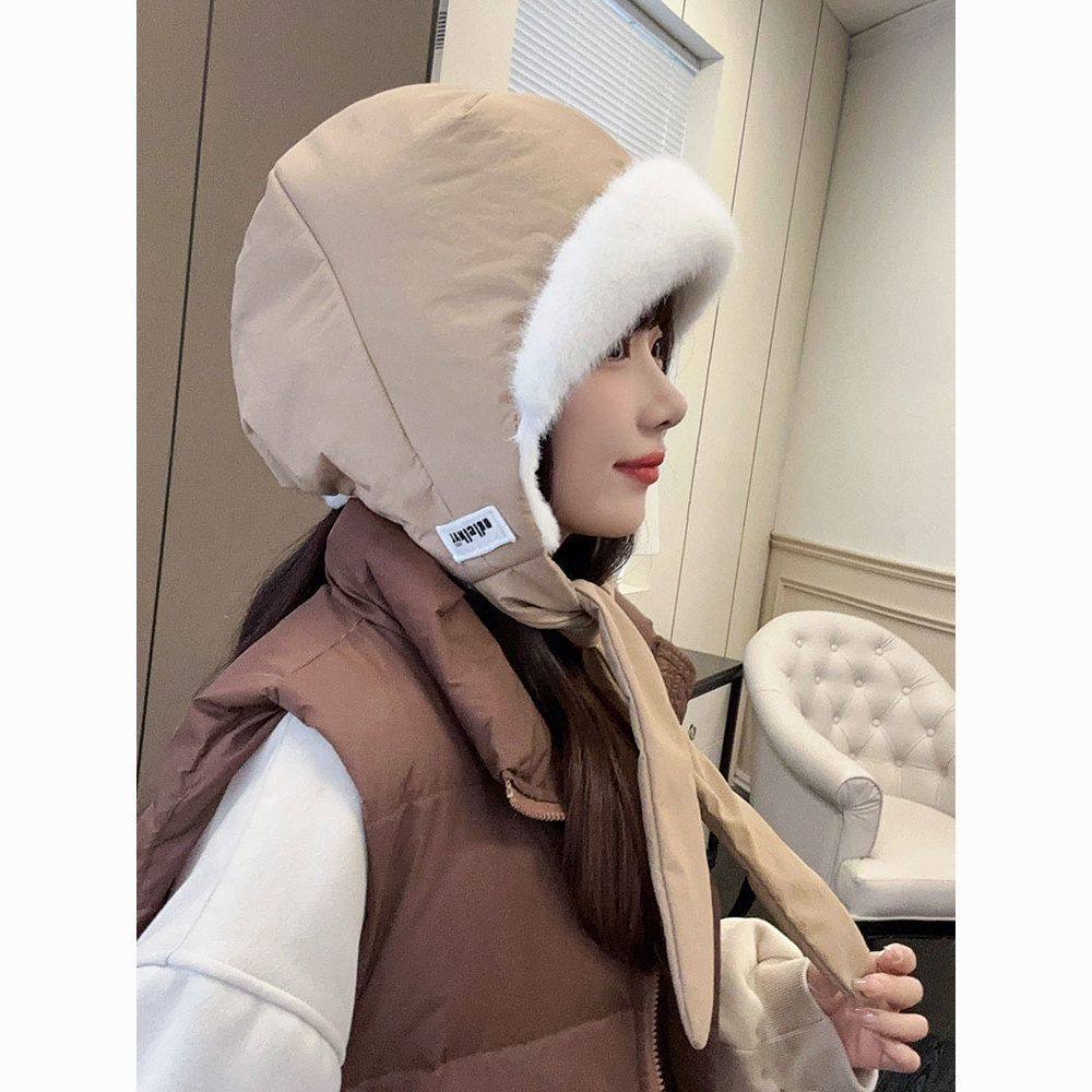 秋冬雷锋韩版帽韩版户外骑行防寒保暖加厚包头大头护耳围包两用