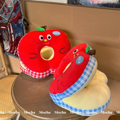 可爱苹果午睡枕趴睡午休神器