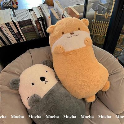 网红海獭可爱侧睡抱枕