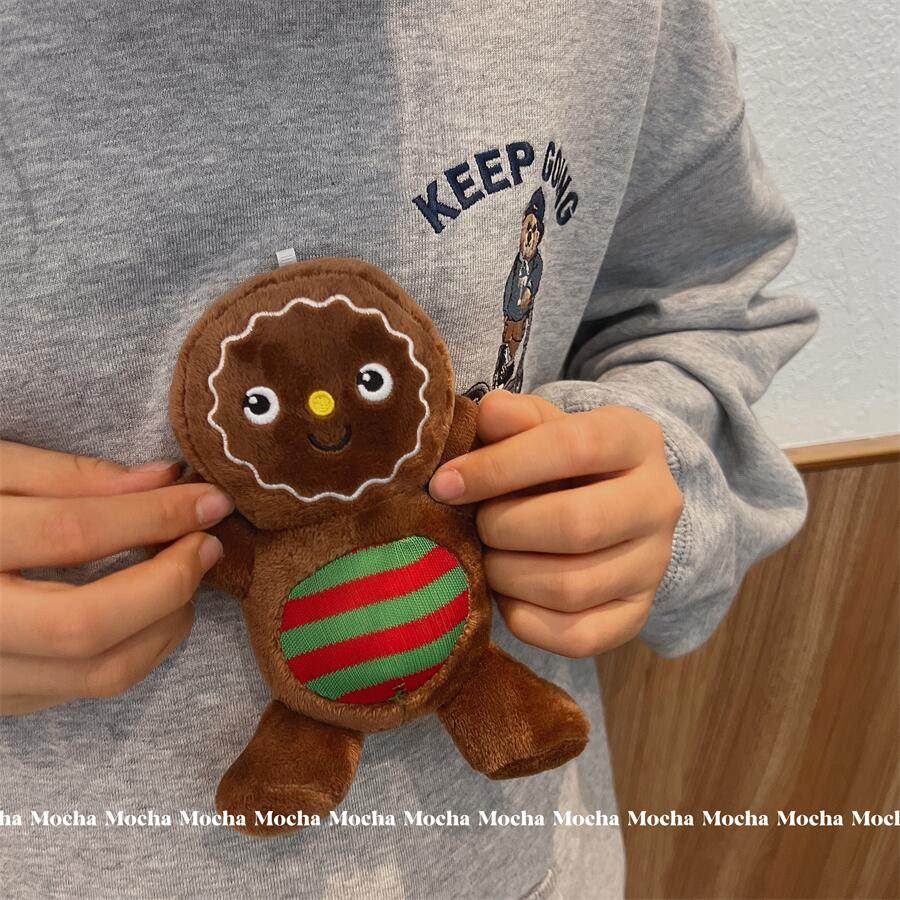 姜饼人公仔圣诞节抱枕