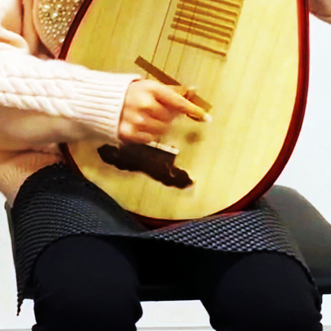 琵琶防滑垫整张加厚古琴防滑垫乐器小阮中阮大阮柳琴三弦吉他可选