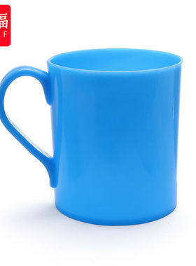 谋福（CNMF）监狱犯人用安全漱口杯水杯（蓝色有手柄）