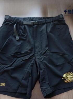 25款SUNLINE桑赖SUW-05303透气松紧卡扣腰带钓鱼短裤户外狮子头