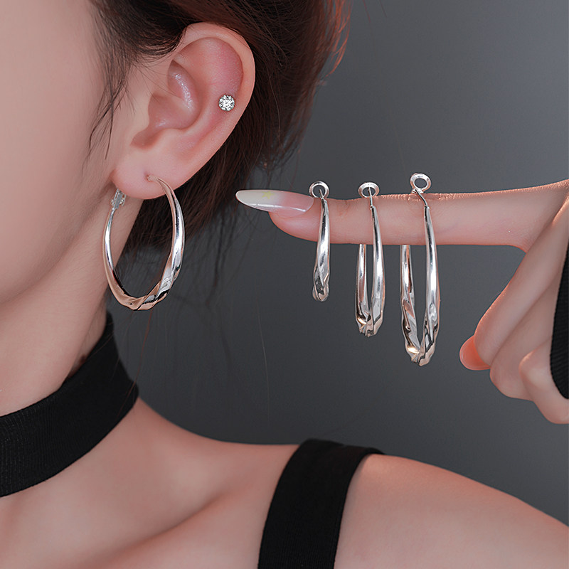 耳环925银针气质初影百搭