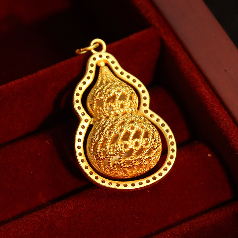 金店同款花丝葫芦新中式百搭项链