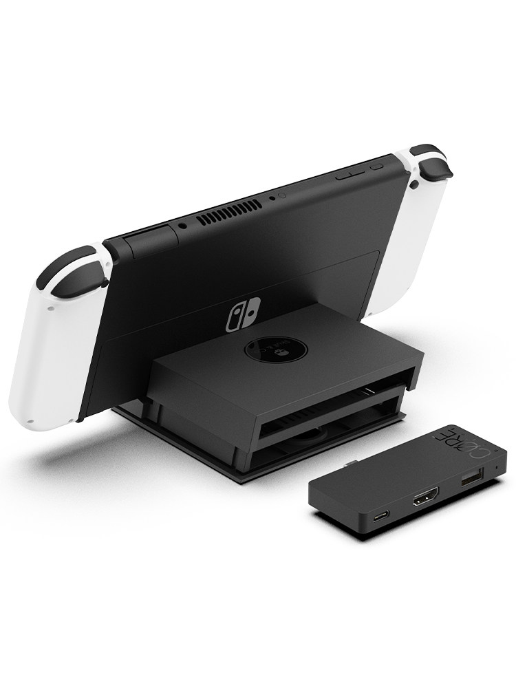 TV|모니터용 SKULL CO SWITCH|OLED 휴대용 베이스 모듈형 USB 도킹 스테이션