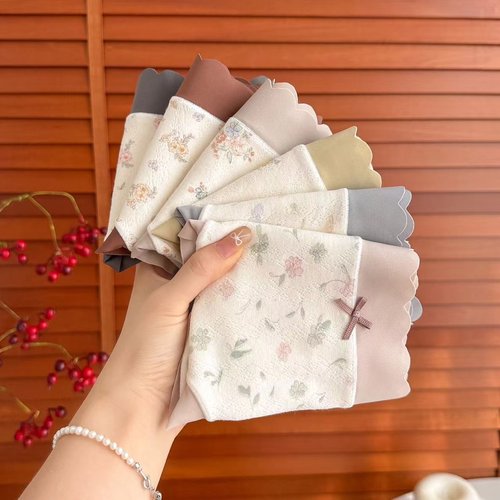 温暖小花婴儿棉内裤2775三角内裤