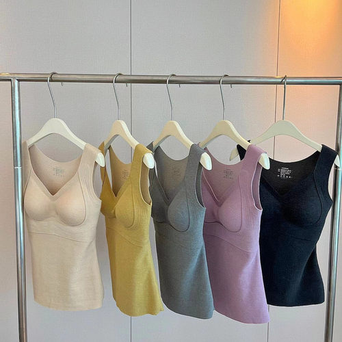 JM中脉优品无痕舒适秋冬羊绒背心