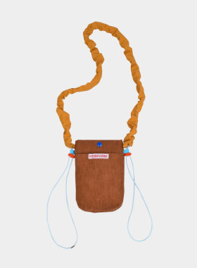 孔孝真同款女包韩国小众灯芯绒斜挎手机包撞色复古单肩迷你小包潮