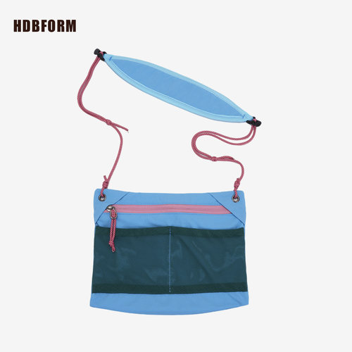 HDBFORM撞色机能斜挎包