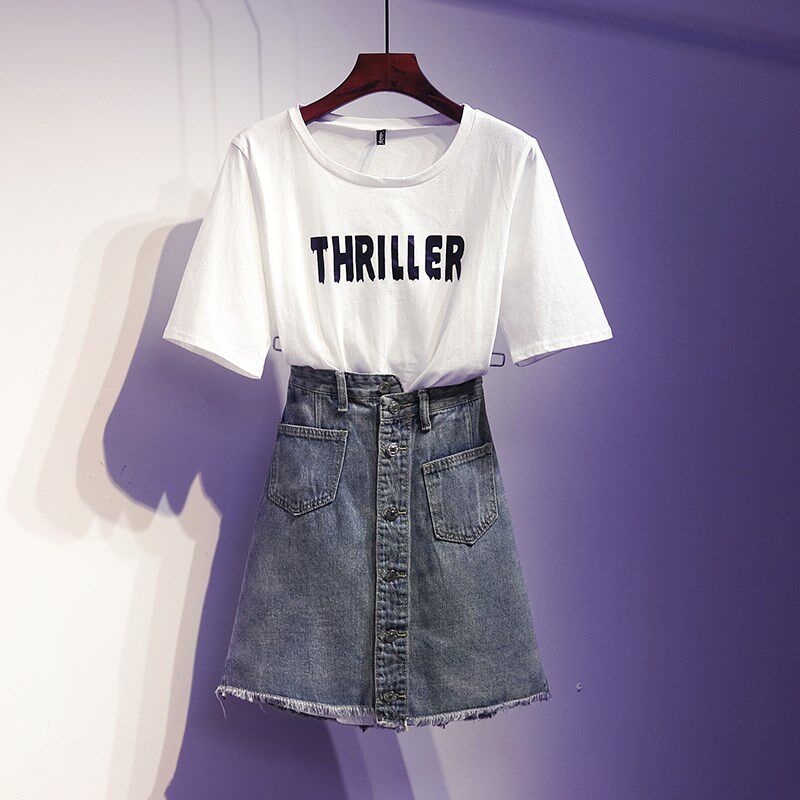 Summer wear 2019 new pattern Belly suit A few extra pounds Sister Large Women's wear Show thin Easy Dress Western stylein the Women's clothing/Boutique , Large size women  category - from Buy2taobao.com to provide professional Taobao agent buy service