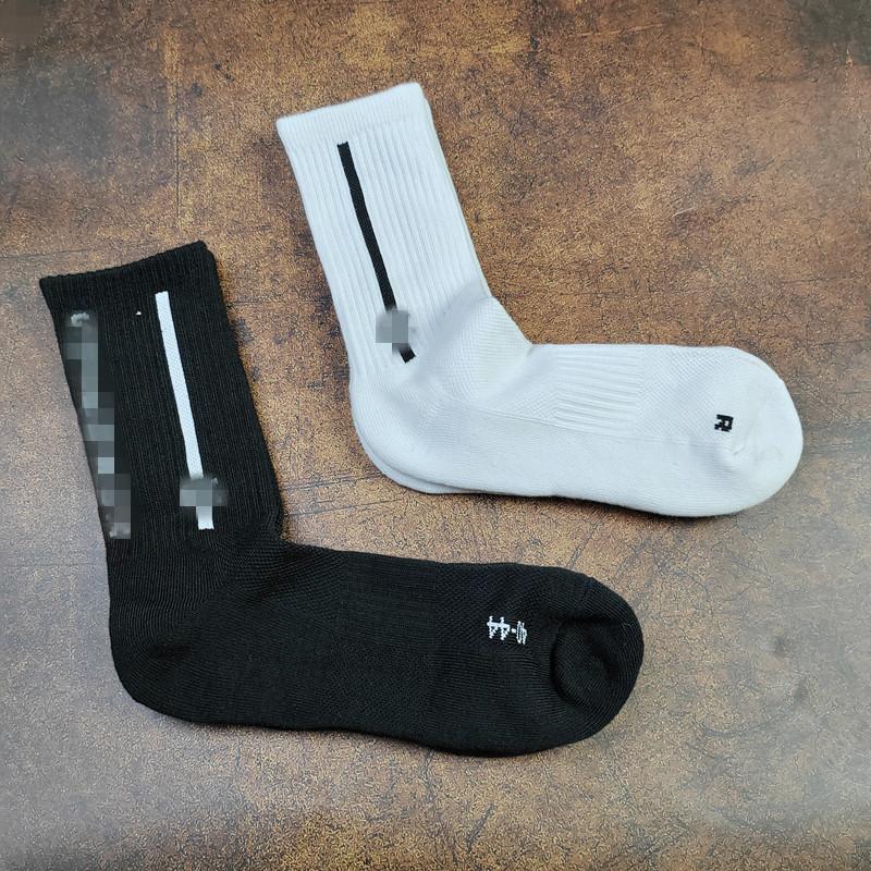 外贸男中筒运动袜高腰