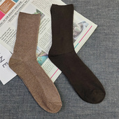 款 外单 松口男袜中筒纯棉中帮袜全棉精梳棉四季 休闲商务袜不嘞脚