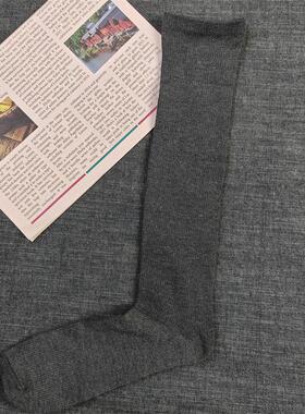 外单 高货 长筒小腿袜女灰色高筒女袜压力及膝瘦小腿袜子JK长袜女