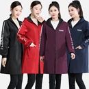 防水加绒罩衣大人女秋冬季 护衣围裙 保暖男防油家用外套工作服长袖