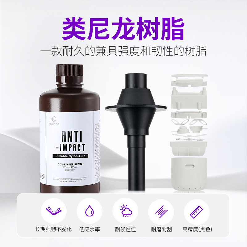 RESIONE3d树脂405nm适配黑格参数