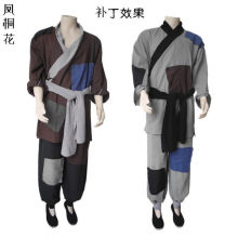 古装 成人古代老头平民百姓乞丐服演出服老爷爷贫苦农民表 汉服男装