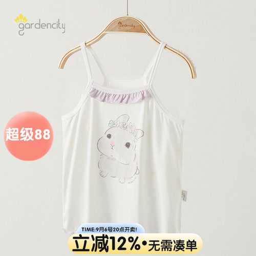 女宝宝吊带衫夏季薄款无袖背心