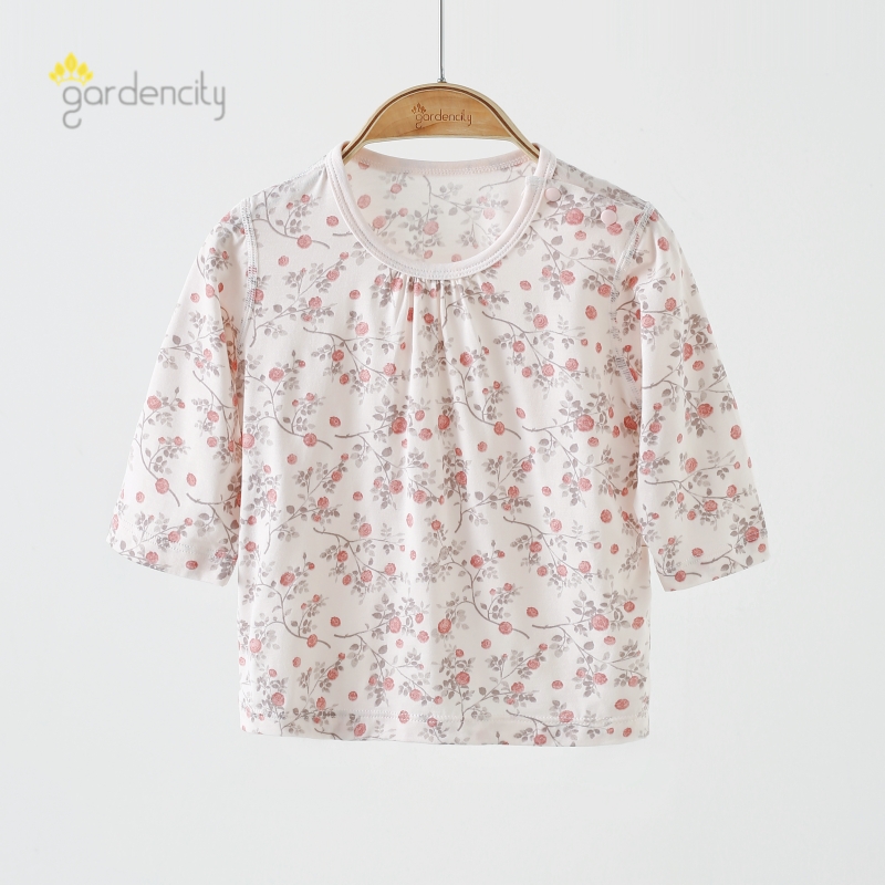 gardencity女宝家居服9分袖上衣