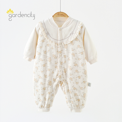 gardencity女宝宝连体衣秋冬保暖