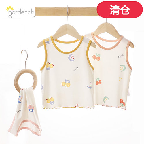 男女宝宝背心夏季薄款无袖上衣