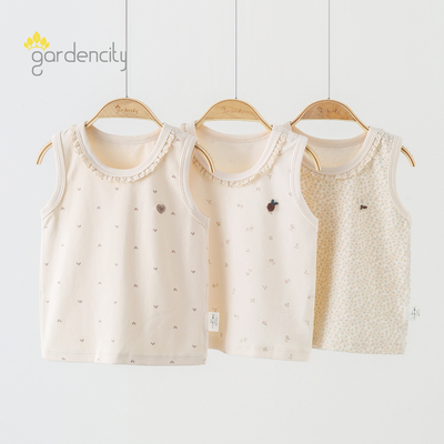 gardencity女宝宝背心秋冬季保暖