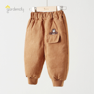 宝宝羽绒裤秋冬季保暖加厚婴儿长裤白鸭绒男女儿童外穿休闲裤冬装