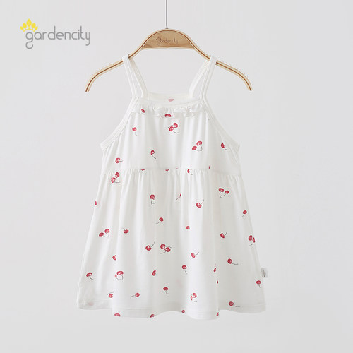 gardencity女宝宝吊带连衣裙夏季