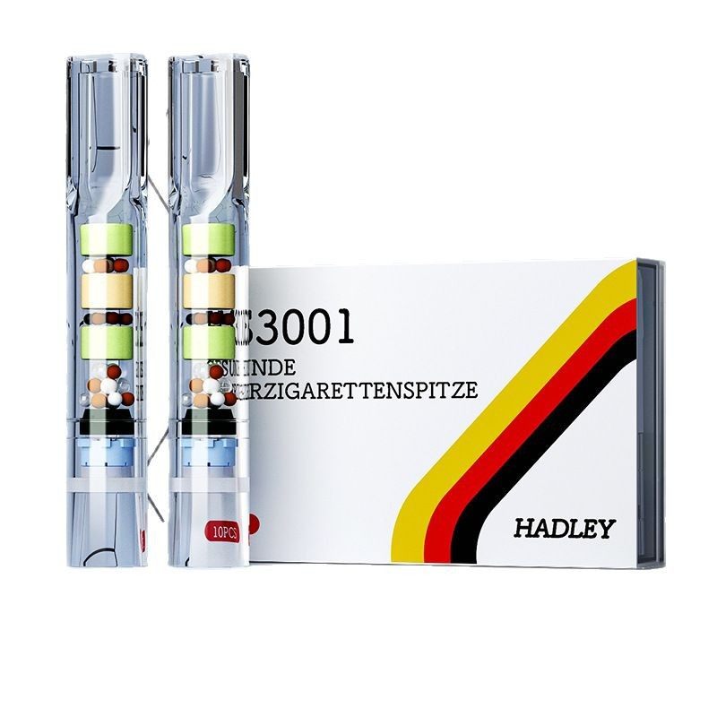 Hadley德国一次性烟嘴焦油过滤器男士过滤嘴29重双芯粗烟专用滤嘴