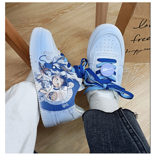 回力二次元女鞋2024年夏季新款爆改鞋原创限量款休闲情侣款板鞋男