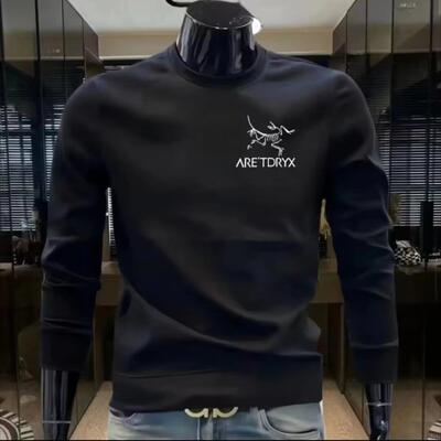 MAROLIO~重磅纯棉！潮牌印花卫衣男女春季圆领美式宽松长袖打底衫