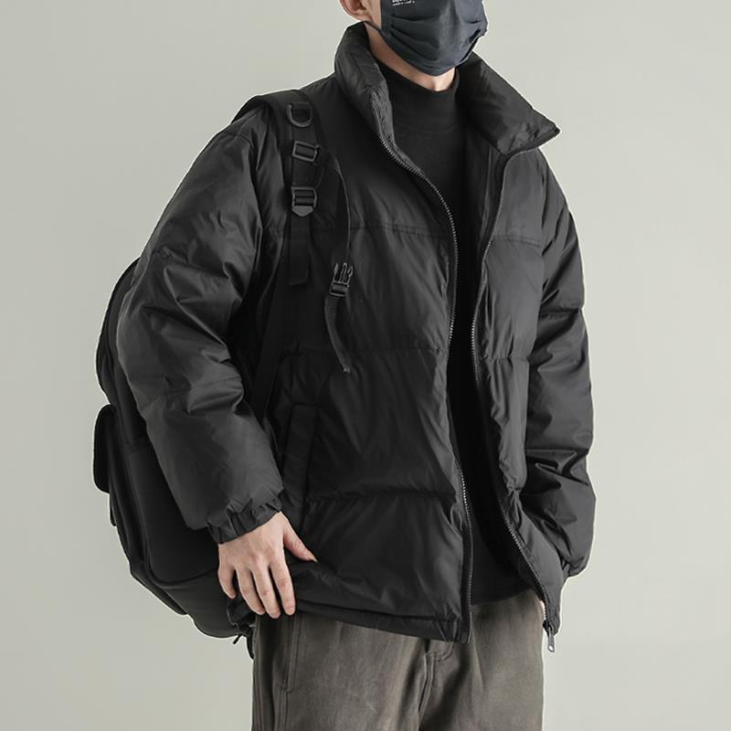 it neith BIAS潮牌日系羽绒服男冬季百搭白鸭绒宽松保暖潮流外套