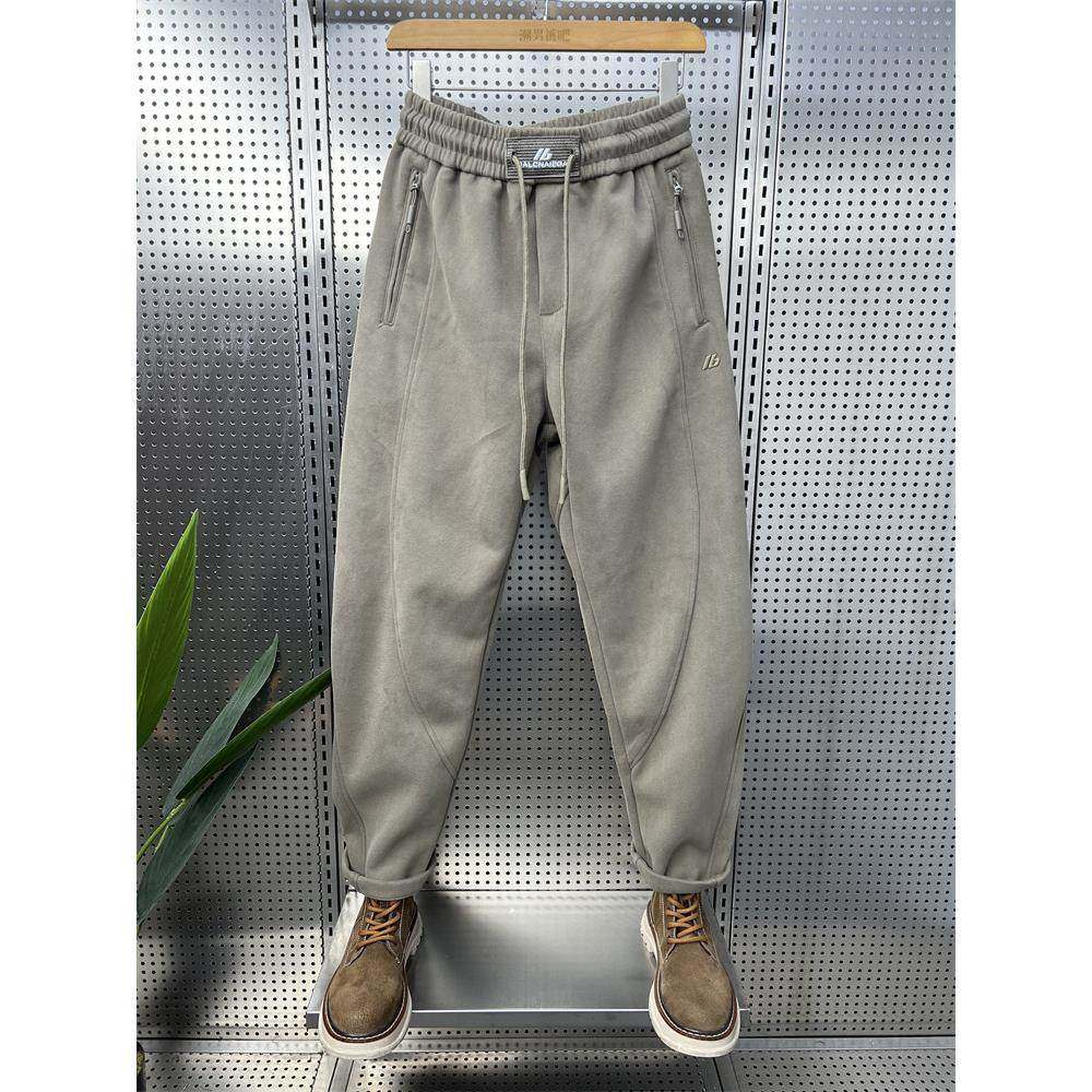 MAROLIO~痞帅潮男范！休闲宽松小直脚卫裤男秋冬季加绒百搭哈伦裤,男装,大码下装,淘宝优惠券,粉丝福利购,淘宝优惠卷